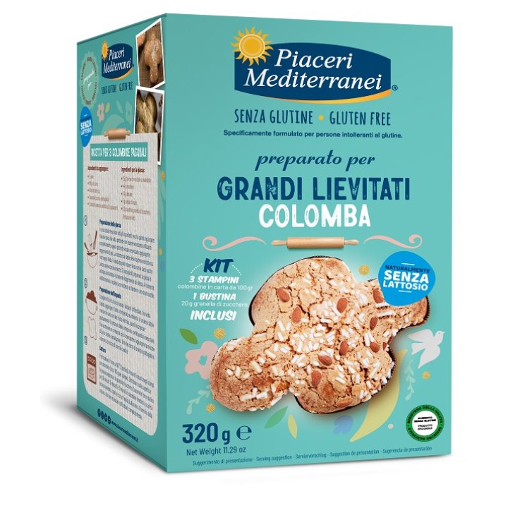 PIACERI MEDITERRANEI PREPARATO GRANDI LIEVITATI 320 G PIACERI MEDITERRANEI PREPARATO GRANDI LIEVITATI 320 G