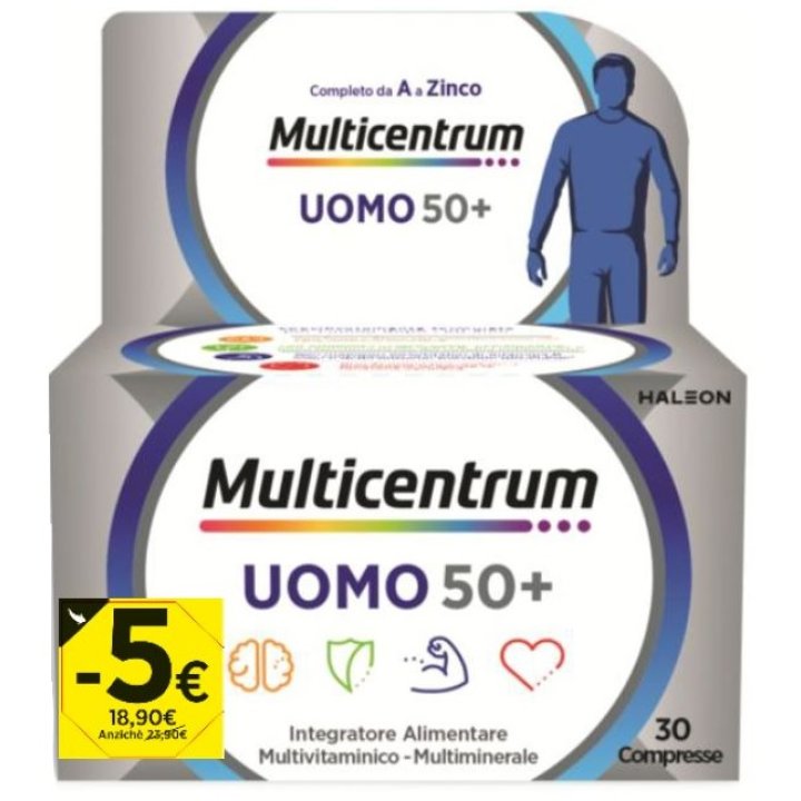 MULTICENTRUM UOMO 50+ 30 COMPRESSE PROMO 2026 MULTICENTRUM UOMO 50+ 30 COMPRESSE PROMO 2026