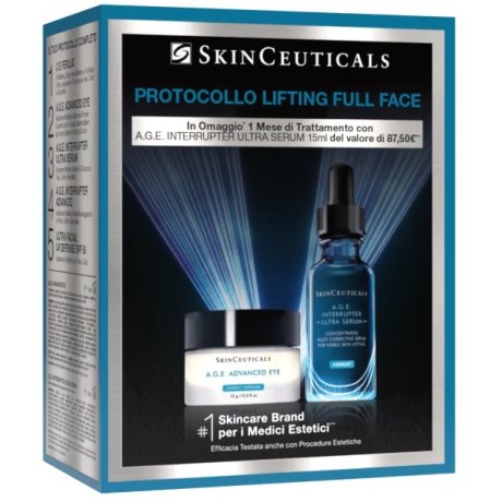 SKINCEUTICAL PROTOCOLLO LIFTING FULL FACE 1 AGE ADVANCED EYE15 ML + AGE INTERRUPTER ULTRA SERUM 15 ML