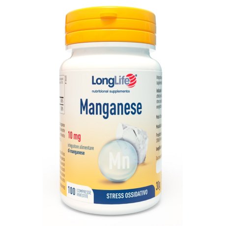 LONGLIFE MANGANESE 10MG 100CPR
