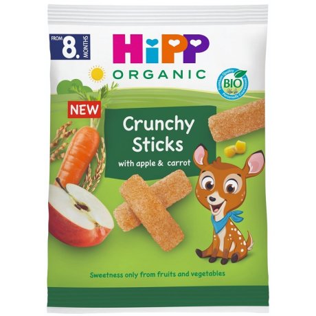 HIPP CRUNCHY STICKS MELA CAROT