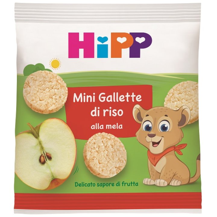 HIPP BIO BABY GALLETTE DI RISO ALLA MELA 30 G HIPP BIO BABY GALLETTE DI RISO ALLA MELA 30 G