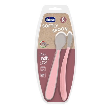 CH CUCCHIAIO SIL DOPP ROSA 6M+