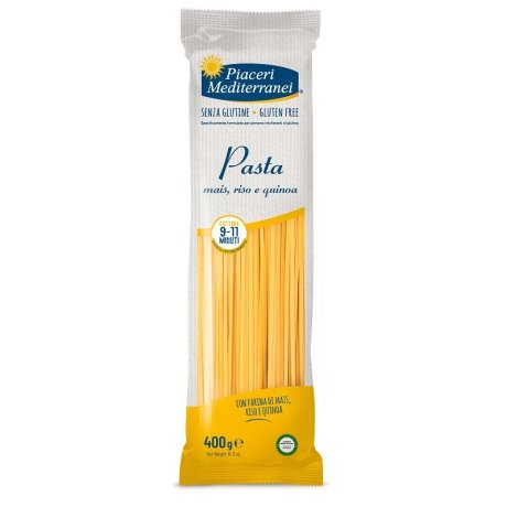 PIACERI MEDITERRANEI PASTA MAIS RISO E QUINOA LINGUINE 400 G
