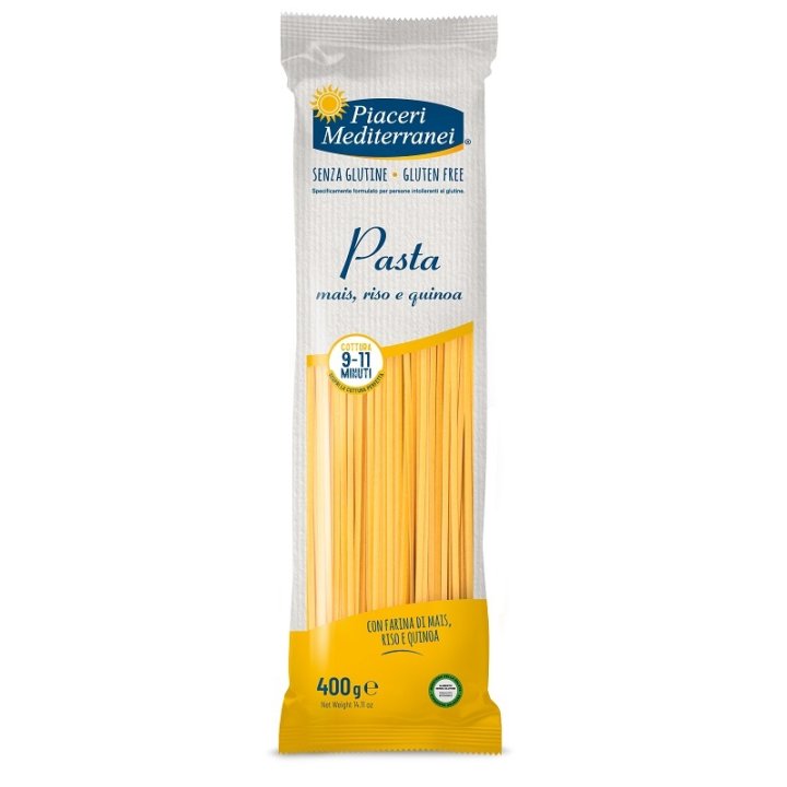 PIACERI MEDITERRANEI PASTA MAIS RISO E QUINOA LINGUINE 400 G
