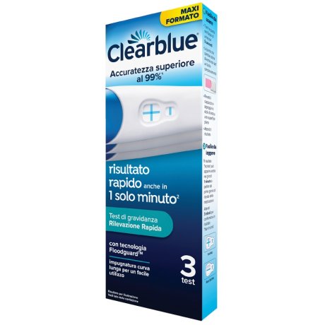 CLEARBLUE TEST GRAVIDANZA 3PZ CLEARBLUE TEST GRAVIDANZA 3PZ