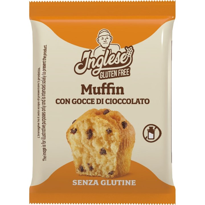 INGLESE MUFFIN ALLA VANIGLIA CON GOCCE DI CIOCCOLATO MONOPORZIONE 50 G