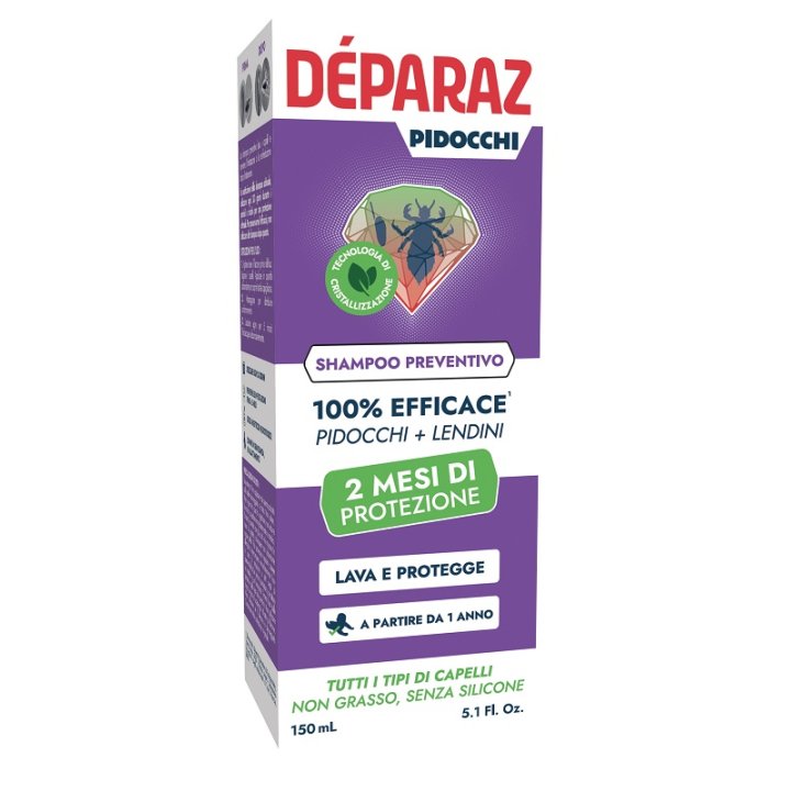 DEPARAZ SHAMPOO PREVENTIVO ANTI PIDOCCHIO 150 ML