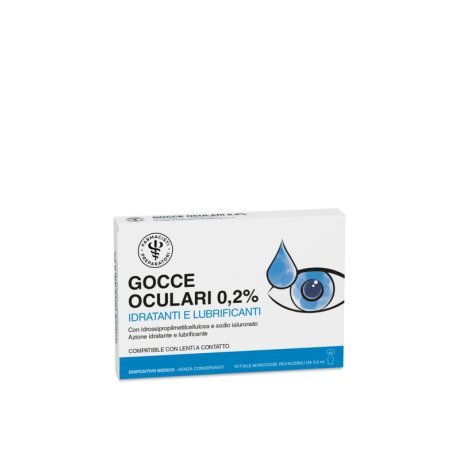 LFP GOCCE OCULARI STERILI A BASE DI IPROMELLOSA E SODIO IALURONATO IN 10 CONTENITORI MONODOSE DA 0,5 ML