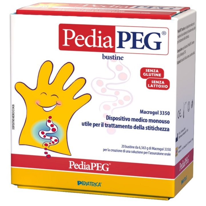 PEDIAPEG 20 BUSTINE SENZA GLUTINE E LATTOSIO