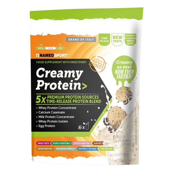 CREAMY PROTEIN COOKIES & CREAM 500 G CON EDULCORANTE