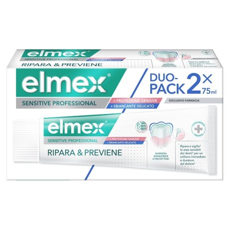 ELMEX SENSITIVE PROFESSIONAL RIPARA & PREVIENE WHITENING 2 PEZZI DA 75 ML ELMEX SENSITIVE PROFESSIONAL RIPARA & PREVIENE WHITENING 2 PEZZI DA 75 ML
