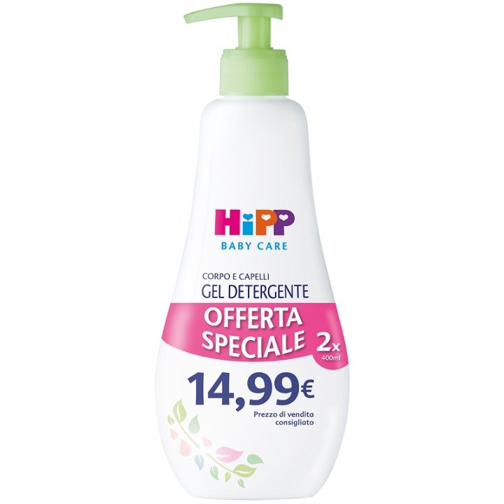 HIPP BABY CARE GEL DETERGENTE CORPO CAPELLI 400 ML