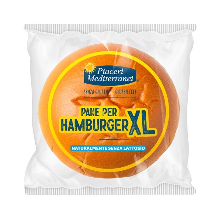 PIACERI MEDITERRANEI PANE PER HAMBURGER XL 110 G NATURALMENTE SENZA LATTOSIO