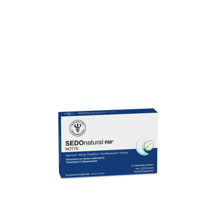 LFP SEDONATURAL RM NOTTE 30 COMPRESSE RIVESTITE CON EDULCORANTE SENZA GLUTINE