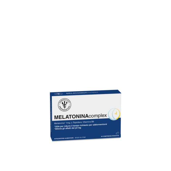 LFP MELATONINA COMPLEX 40 COMPRESSE RIVESTITE SENZA GLUTINE LFP MELATONINA COMPLEX 40 COMPRESSE RIVESTITE SENZA GLUTINE