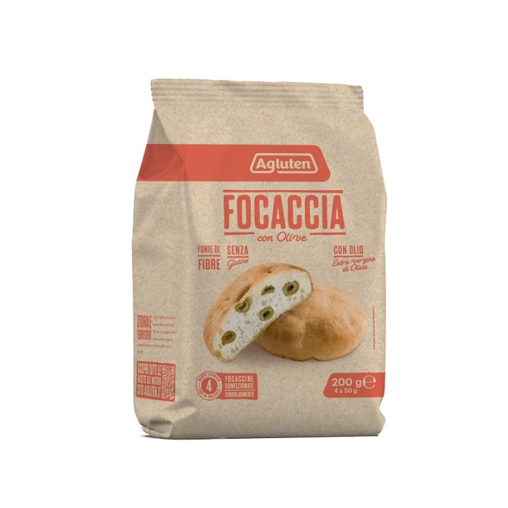 AGLUTEN S/G FOCACCIA OLIVE 200G