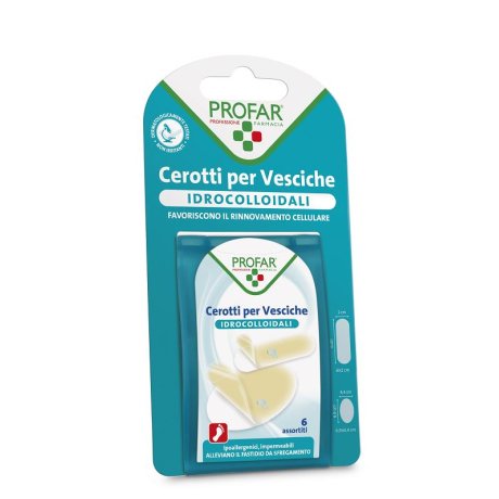 CEROTTO IDROCOLLOIDALE PROFAR ASSORTITO 6 PEZZI CEROTTO IDROCOLLOIDALE PROFAR ASSORTITO 6 PEZZI