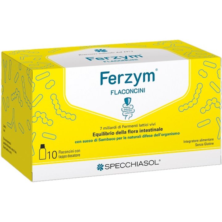 Specchiasol Disbioline Ferzym 10 Flaconcini da 8 ml