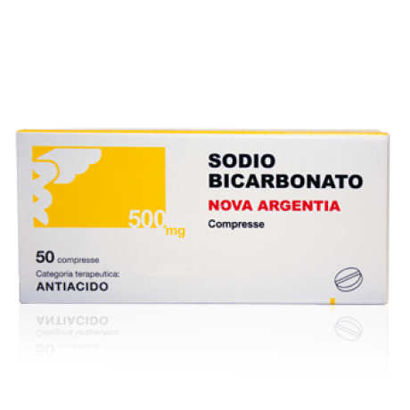 SODIO BICARBONATO NOVA ARGENTIA 500 MG COMPRESSE.