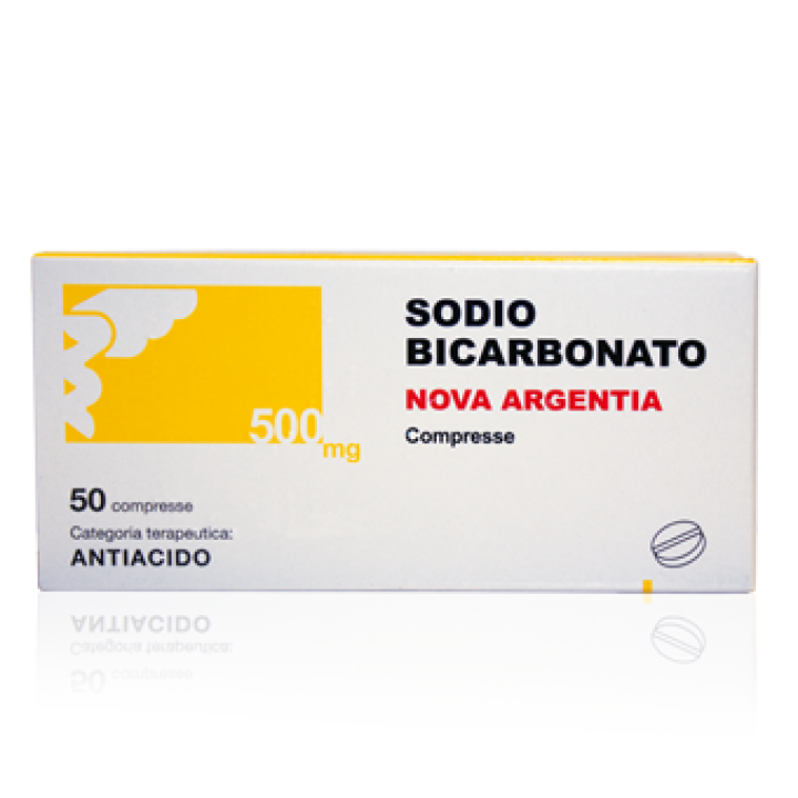 SODIO BICARBONATO NOVA ARGENTIA 500 MG COMPRESSE.