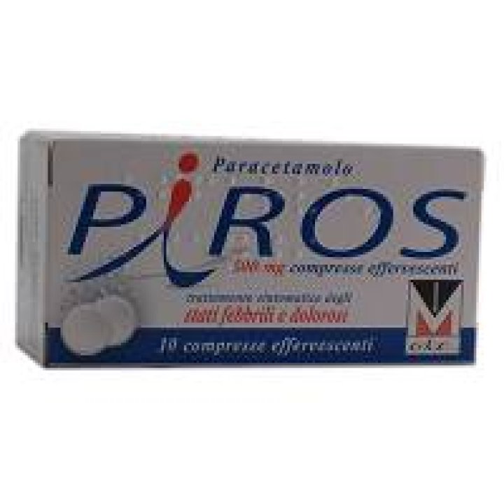 PIROS 500 MG COMPRESSE EFFERVESCENTI