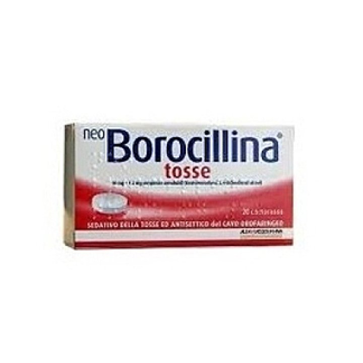 NEOBOROCILLINA TOSSE 10 MG + 1,2 MG PASTIGLIE