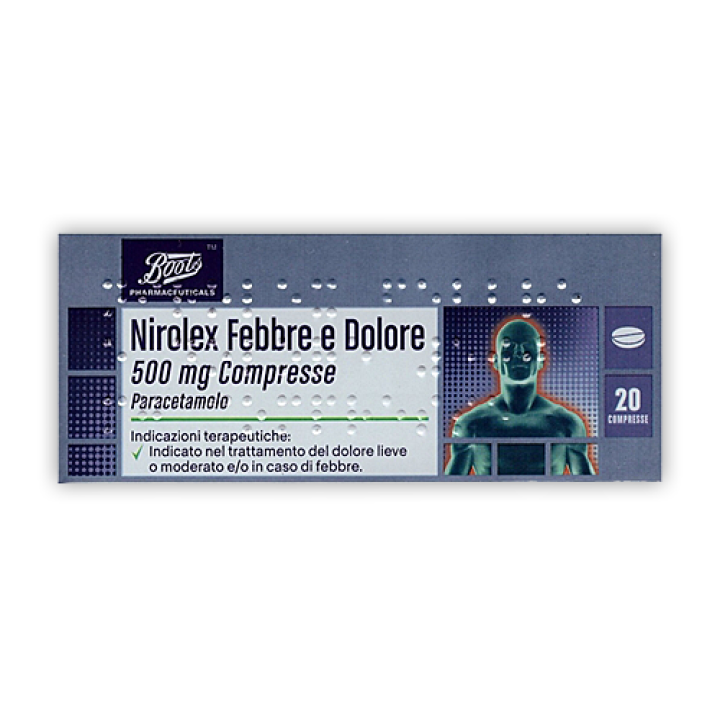 NIROLEX FEBBRE DOL*20CPR 500MG