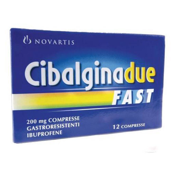 CIBALGINA DUE FAST 200 MG COMPRESSE GASTRORESISTENTI