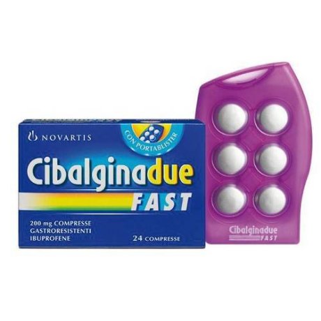 CIBALGINA DUE FAST 200 MG COMPRESSE GASTRORESISTENTI