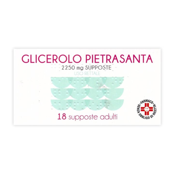 GLICEROLO PIETRASANTA ADULTI 2250 MG SUPPOSTE