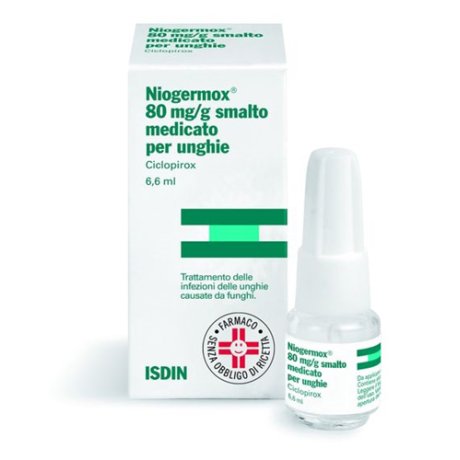 NIOGERMOX 80 MG/G SMALTO MEDICATO PER UNGHIE