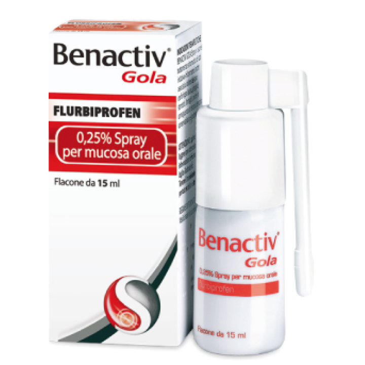 BENACTIV LA SPRAY 15 ML 0,25%