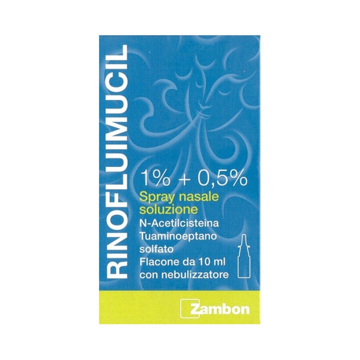 RINOFLUIMUCIL 1% + 0,5% SPRAY NASALE SOLUZIONE