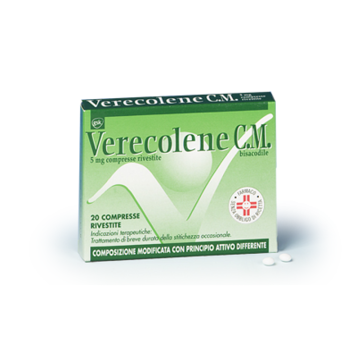 VERECOLENE C.M. 5 MG COMPRESSE RIVESTITE