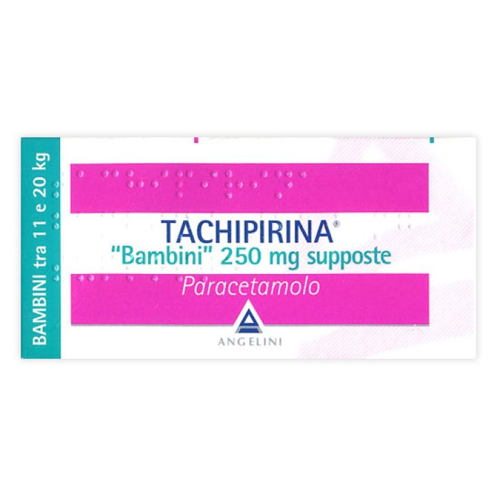 TACHIPIRINA 250MG SUPPOSTE PER BAMBINI