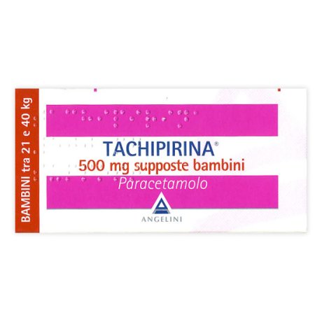 TACHIPIRINA 500mg SUPPOSTE PER BAMBINI