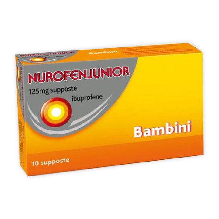 NUROFENJUNIOR 125 MG SUPPOSTE BAMBINI