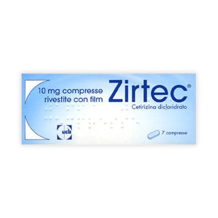 ZIRTEC 10 MG COMPRESSE RIVESTITE CON FILM