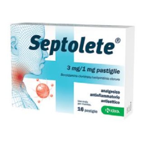 SEPTOLETE AROMA EUCALIPTO 3 MG/1 MG PASTIGLIE