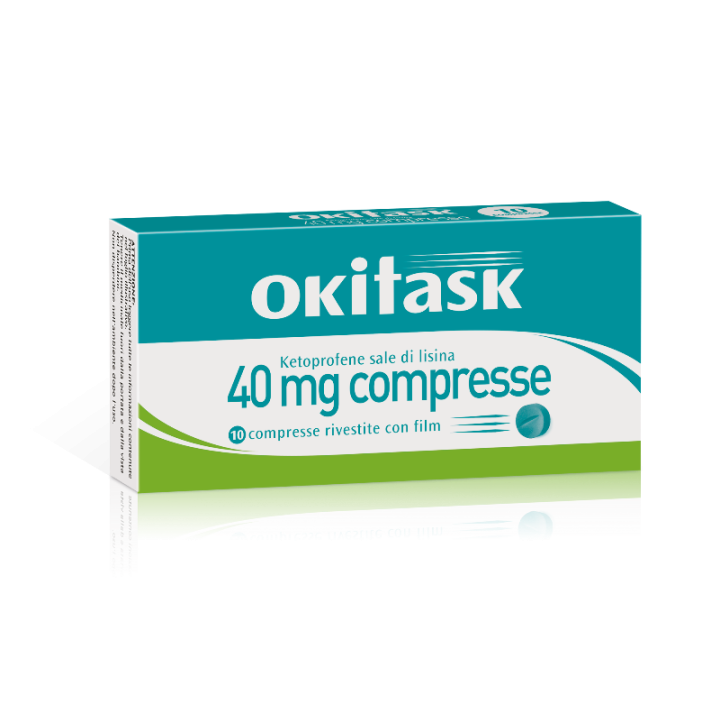 OKITASK 40 MG COMPRESSE RIVESTITE CON FILM KETOPROFENE SALE DI LISINA