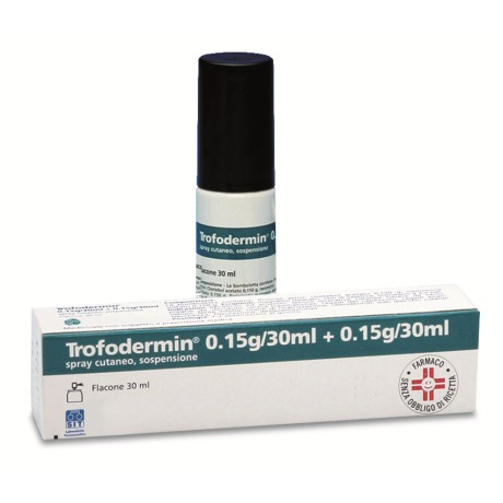 TROFODERMIN*spray cut 30 ml 5% + 5%