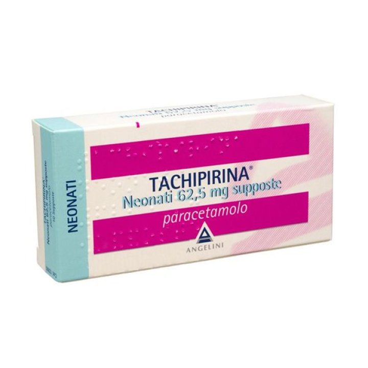 TACHIPIRINA NEONATI SUPPOSTE 62,5 mg