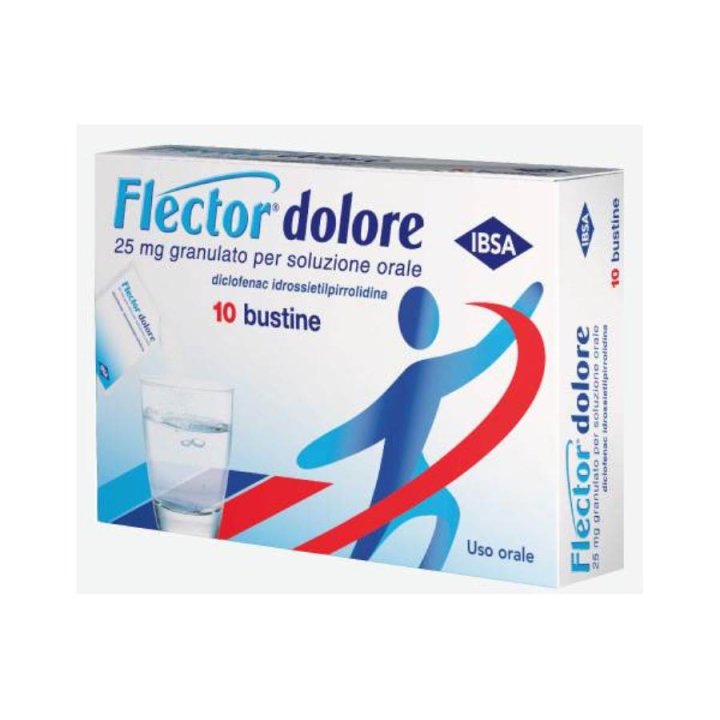 FLECTOR DOLORE 25 MG GRANULATO PER SOLUZIONE ORALE