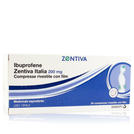 IBUPROFENE ZENTIVA ITALIA 200 MG COMPRESSE RIVESTITE CON FILM