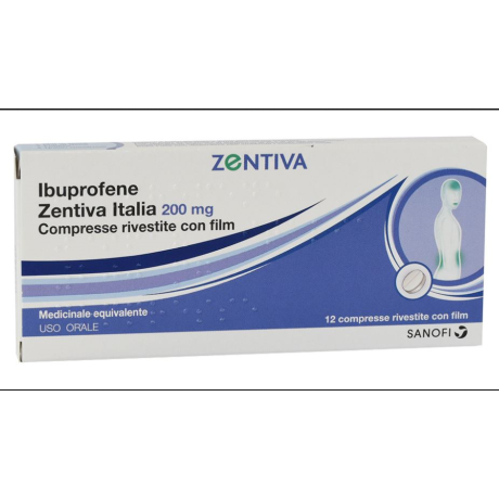 IBUPROFENE ZENTIVA ITALIA 200 MG COMPRESSE RIVESTITE CON FILM