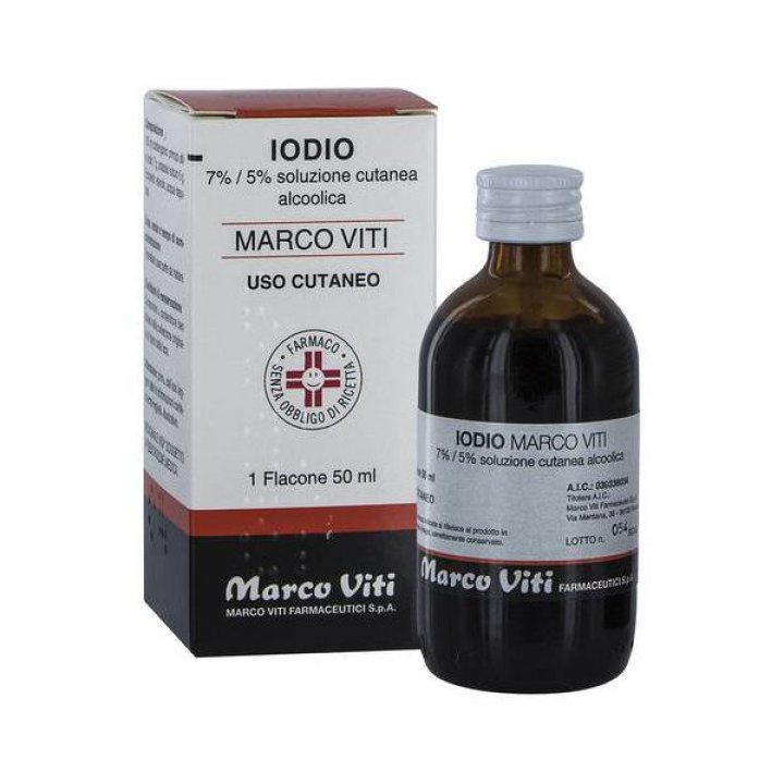 IODIO MARCO VITI 7%/5% SOLUZIONE CUTANEA ALCOLICA