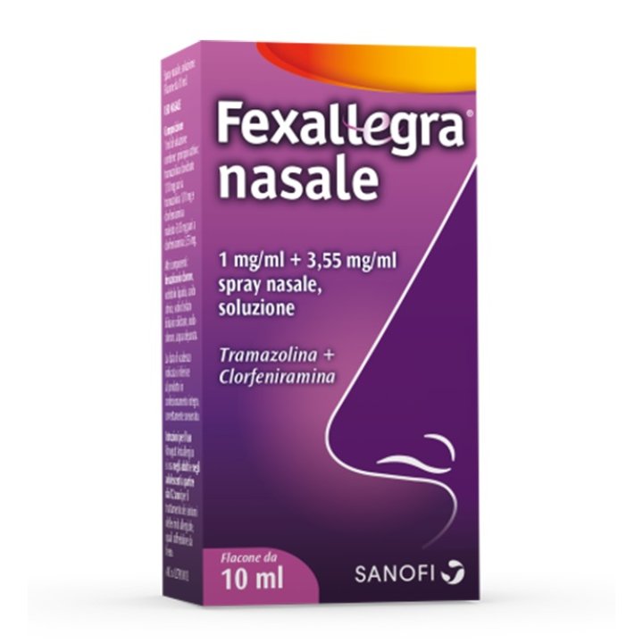 FEXALLEGRA NASALE 1 MG/ML + 3,55 MG/ML SPRAY NASALE SOLUZIONE