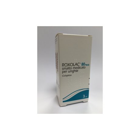 ROXOLAC 80 MG/G, SMALTO MEDICATO PER UNGHIE