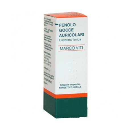 FENOLO MARCO VITI 1% CCE AURICOLARI, SOLUZIONE